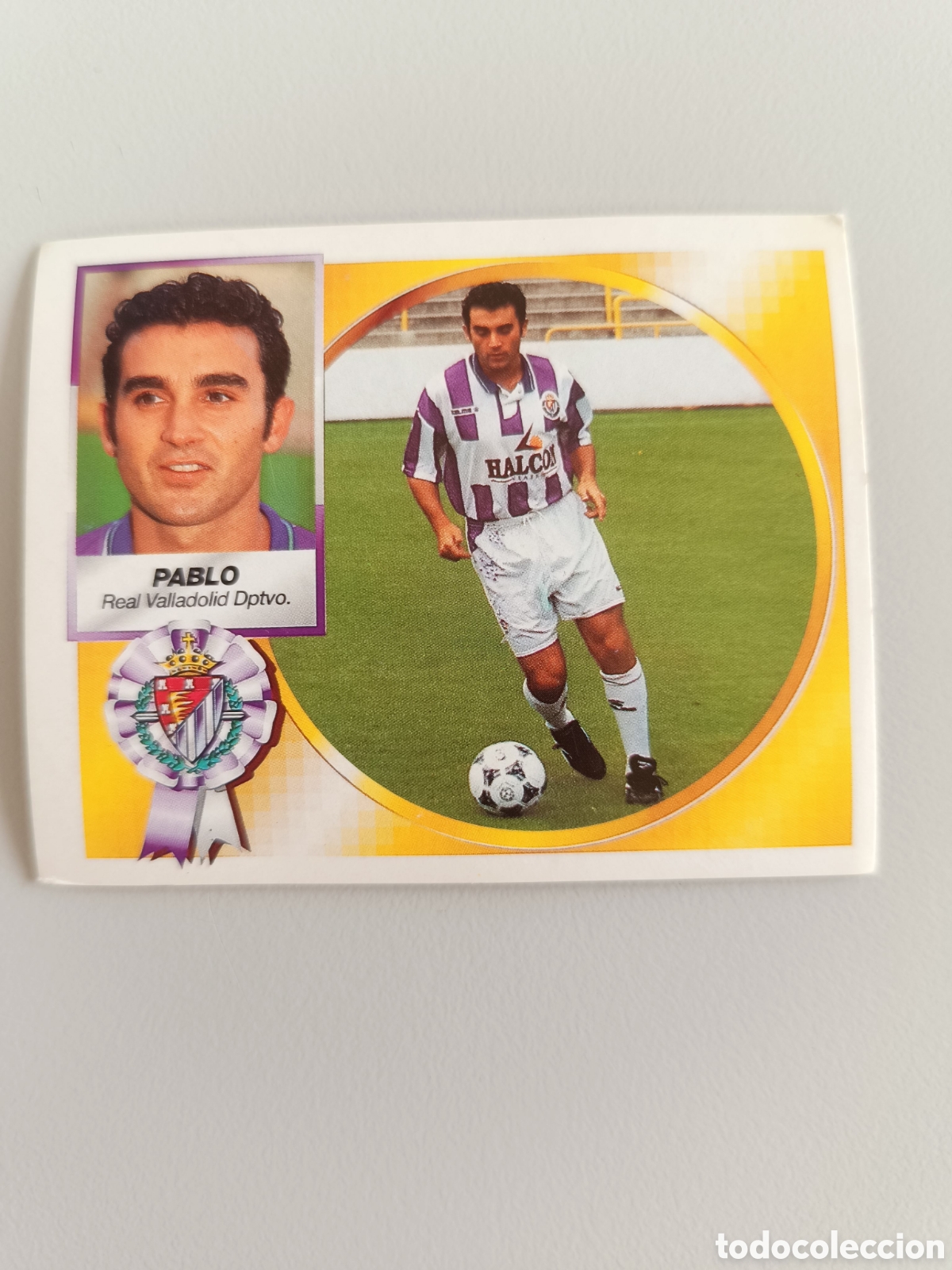 Cromos de f&uacute;tbol: Pablo. Valladolid. Coloca. Versi&oacute;n. Ediciones este 94 95 - Foto 1