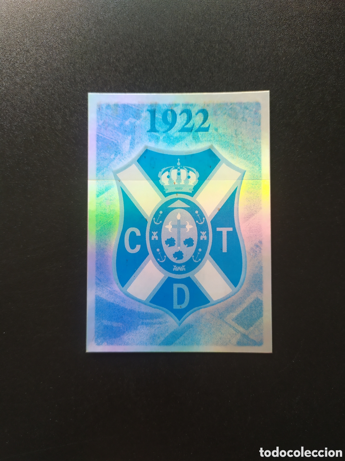 Cromos de F&uacute;tbol: Mundicromo fichas Liga 2005 2006 05 06 escudo brillo error n&deg; 578 Tenerife