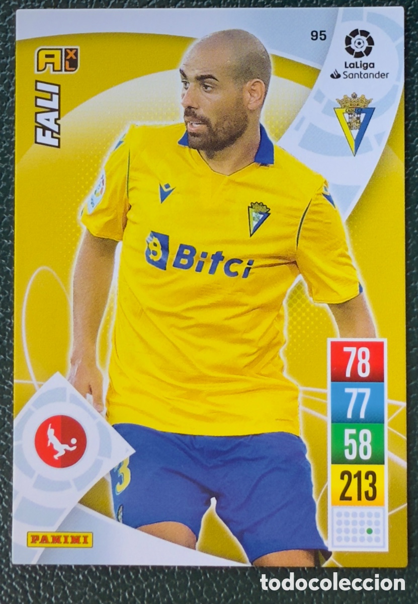 Cartes &agrave; collectionner de Football: 95 FALI CADIZ CF FICHAS ALBUM ADRENALYN XL 2021 2022 21 22