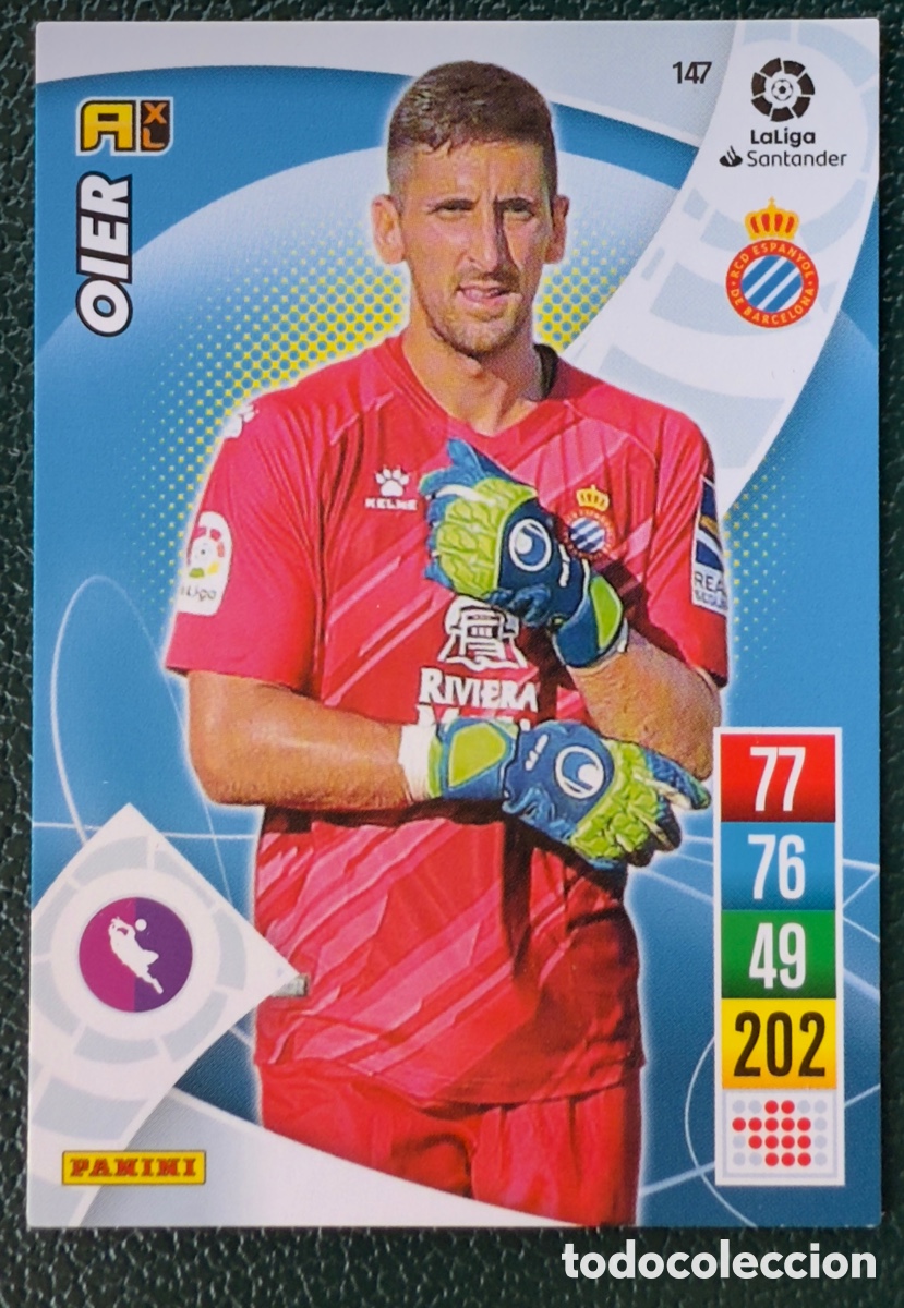 Cartes &agrave; collectionner de Football: 147 OIER RCD ESPANYOL FICHAS ALBUM ADRENALYN XL 2021 2022 21 22