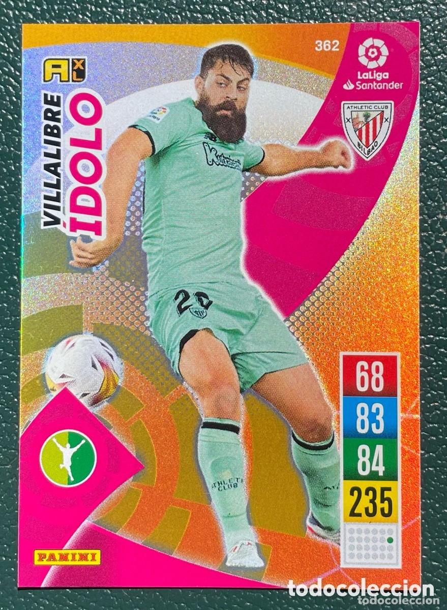 Fu&szlig;ball-Sticker: 362 VILLALIBRE ATHLETIC DE BILBAO IDOLO FICHAS ALBUM ADRENALYN XL 2021 2022 21 22