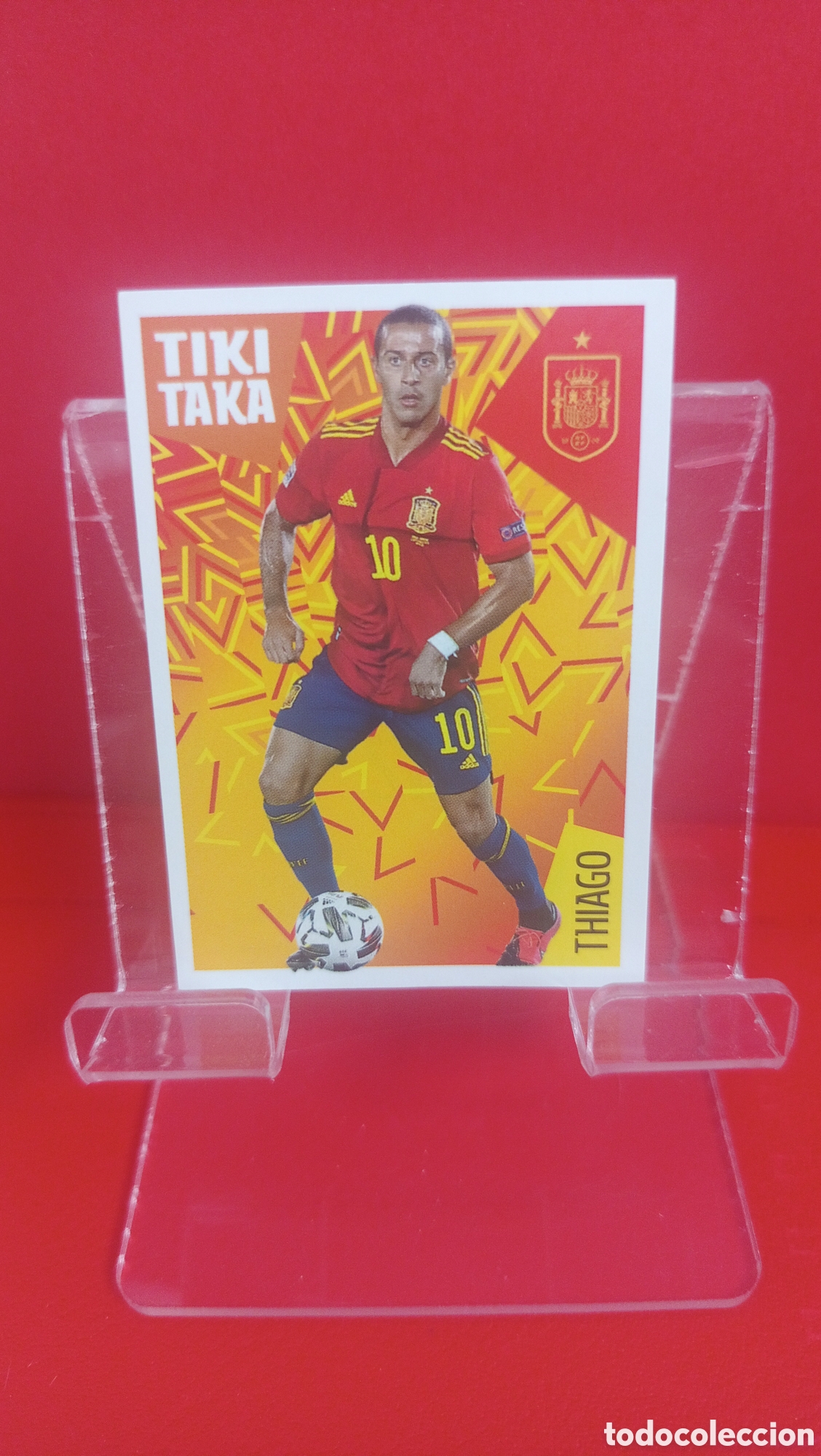 Football Stickers: ❇️ CROMO STICKER THIAGO ESPA&Ntilde;A 32 TIKI TAKA LOS &Iacute;DOLOS DE LA ROJA + CRACKS MUNDIALES ❇️