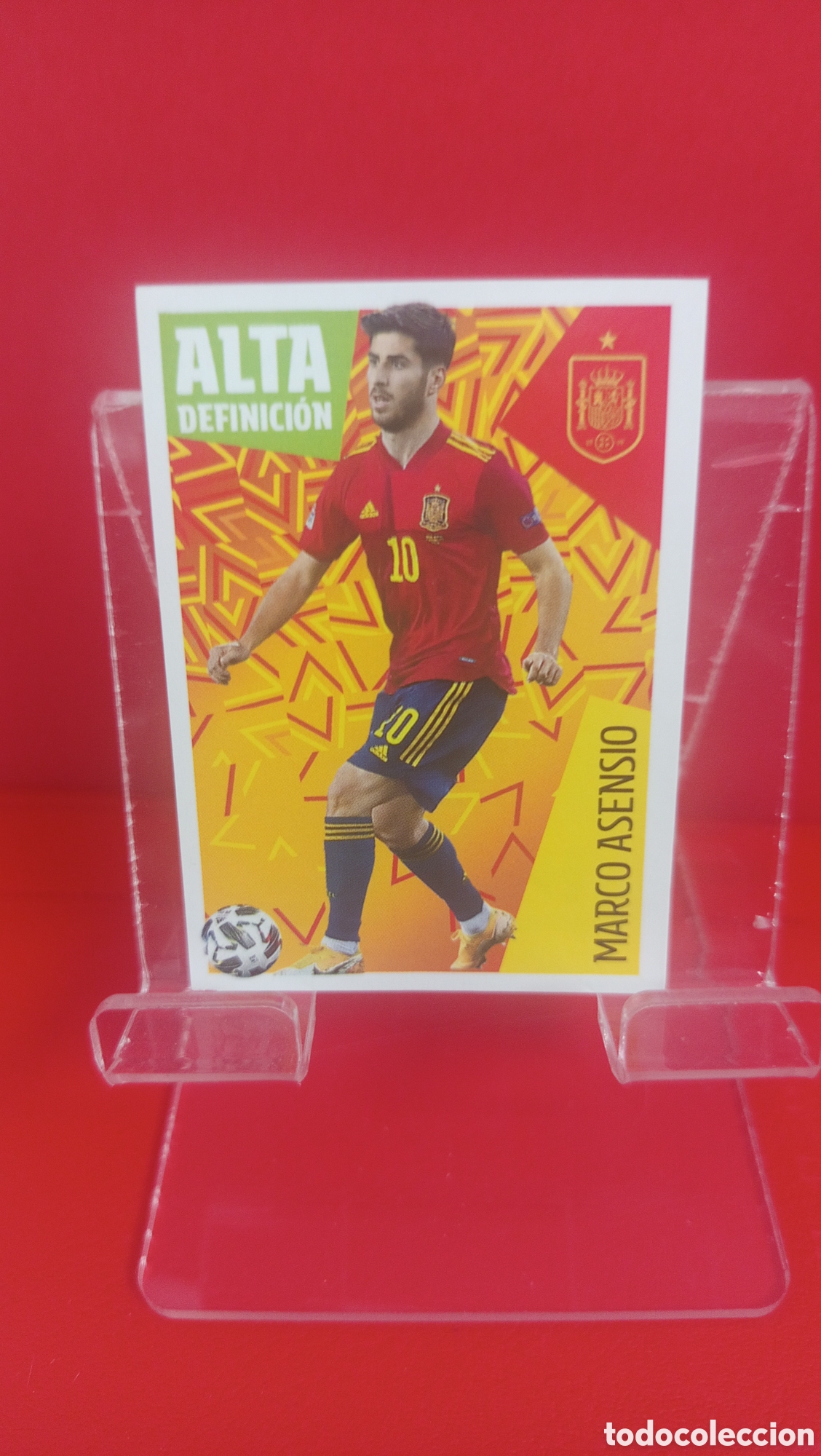Football Stickers: ❇️ CROMO STICKER MARCO ASENSIO ESPA&Ntilde;A 33 ALTA DEFINICI&Oacute;N &Iacute;DOLOS DE LA ROJA + CRACKS MUNDIALES ❇️