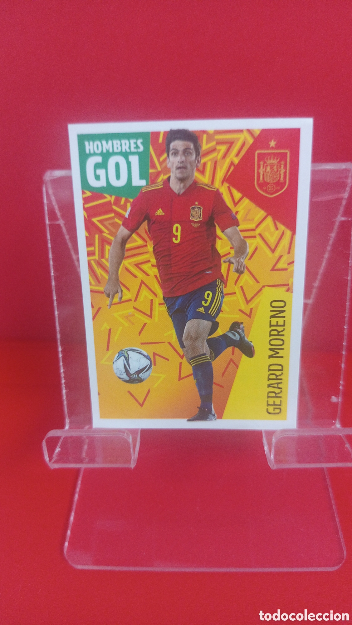 Football Stickers: ❇️ CROMO STICKER GERARD MORENO ESPA&Ntilde;A 40 HOMBRES GOL LOS &Iacute;DOLOS DE LA ROJA + CRACKS MUNDIALES ❇️