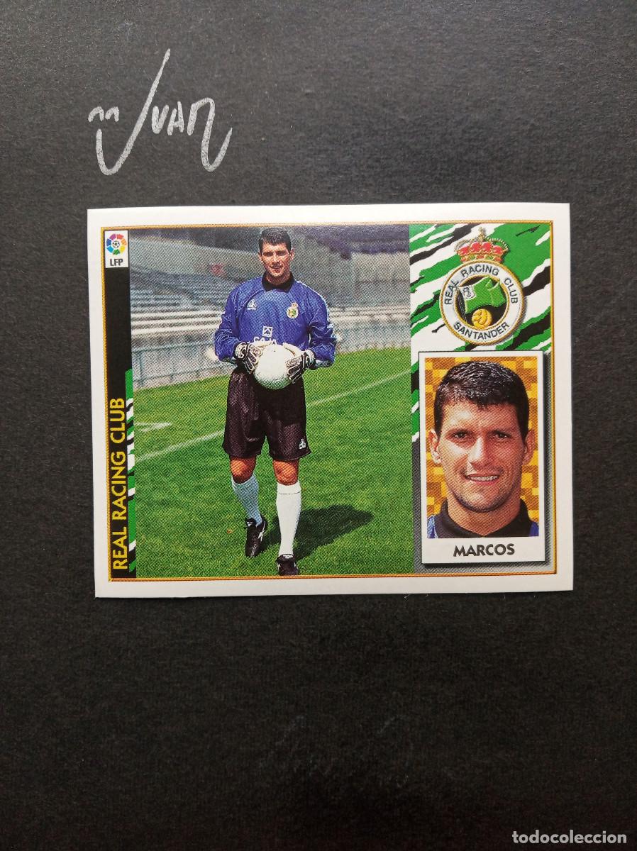 Fu&szlig;ball-Sticker: MARCOS RC RACING SANTANDER ⚽ EDICIONES ESTE &reg; 1997 1998 LIGA 97 98 SIN PEGAR NUNCA PEGADO