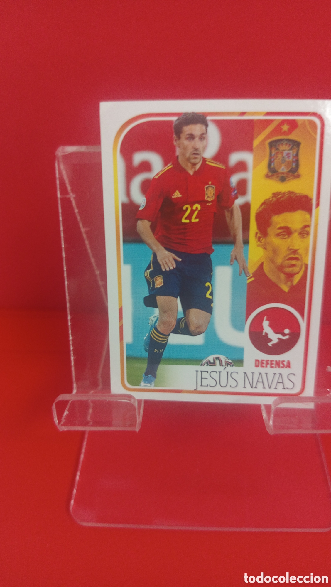Football Stickers: ❇️ CROMO STICKER ⚽ JES&Uacute;S NAVAS ESPA&Ntilde;A 25 EL ALBUM DE LA SELECCION ESPA&Ntilde;OLA EURO 2020 CARREFOUR ❇️