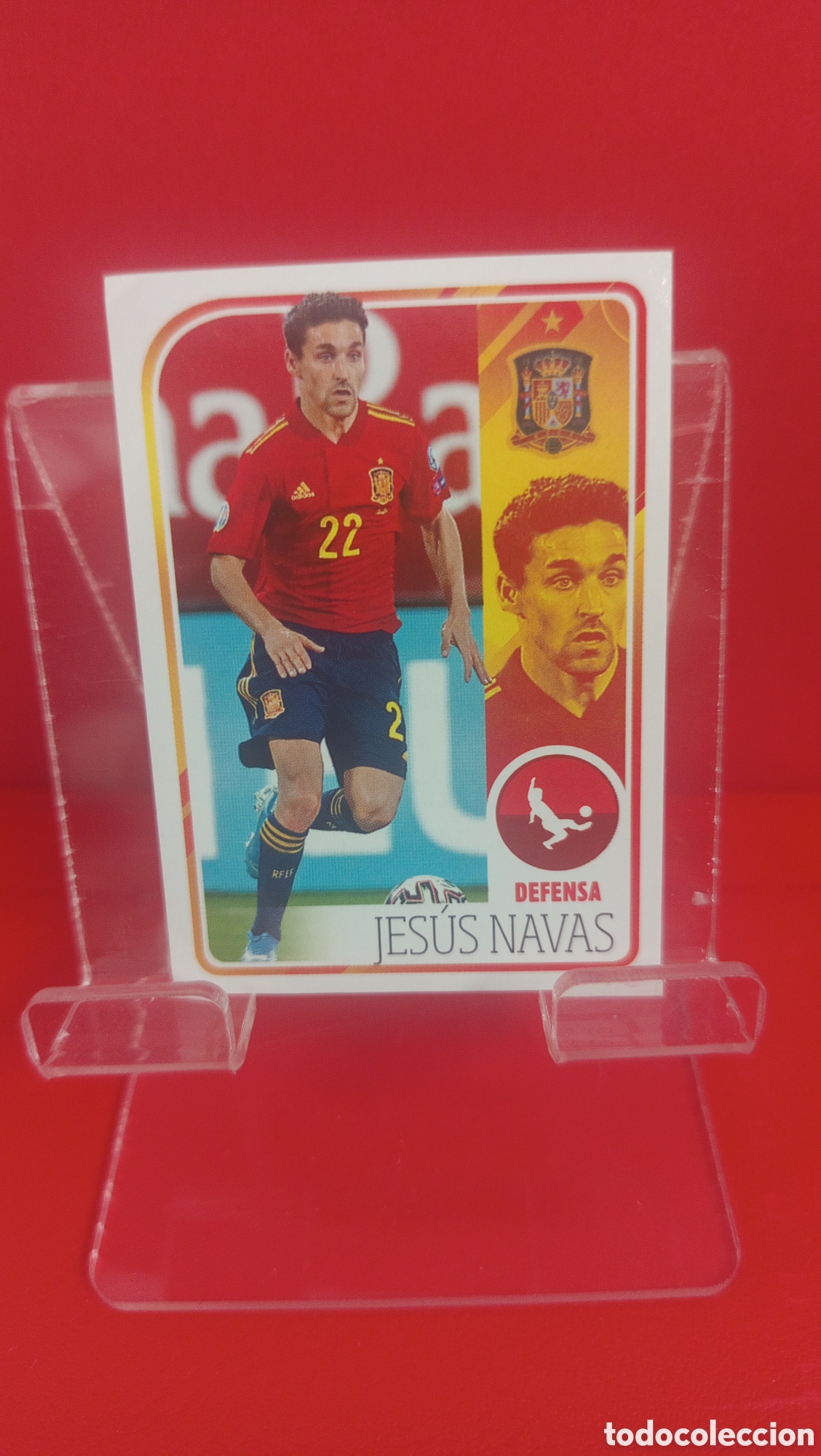 Cartes &agrave; collectionner de Football: ❇️ CROMO STICKER ⚽ JES&Uacute;S NAVAS ESPA&Ntilde;A 25 EL ALBUM DE LA SELECCION ESPA&Ntilde;OLA EURO 2020 CARREFOUR ❇️