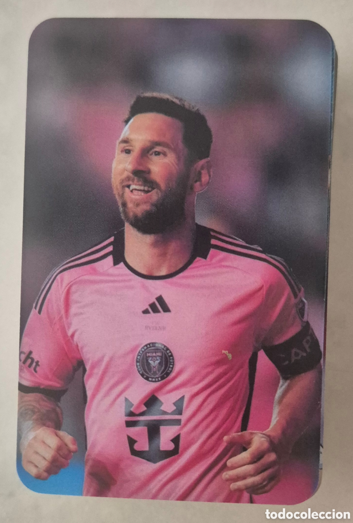 Football Stickers: Card lionel messi inter miami lomo card 2025