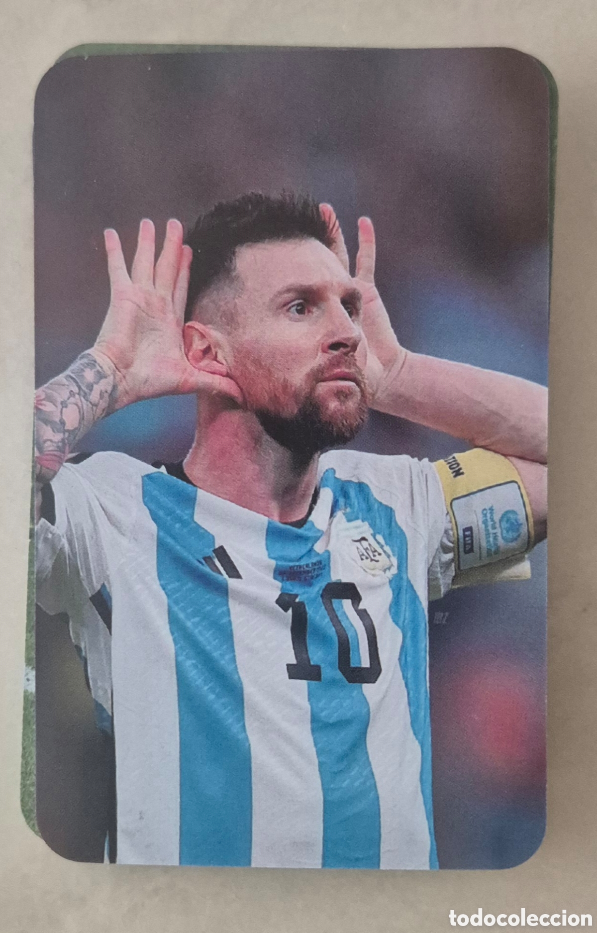 Football Stickers: Card lionel messi Argentina lomo card 2025