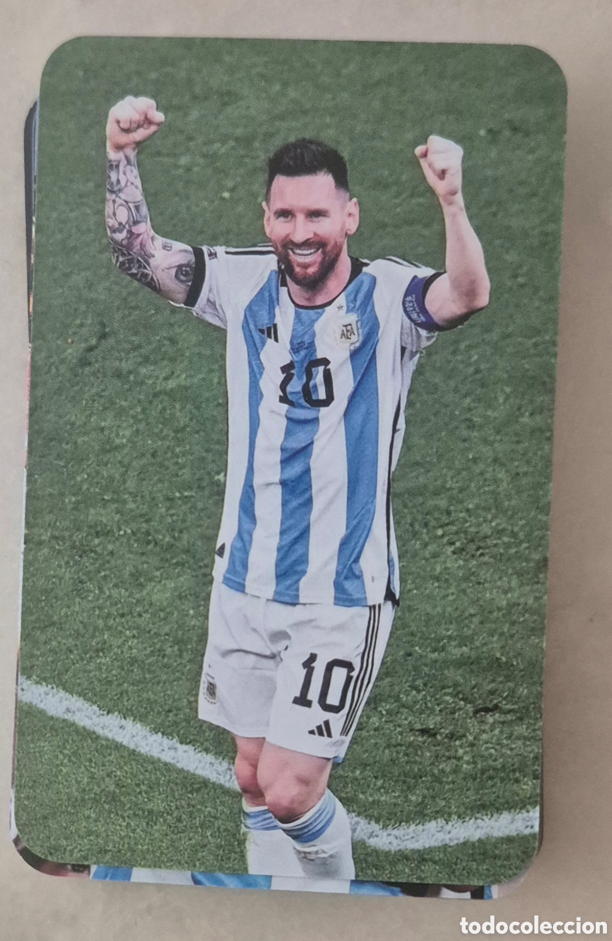 Cromos de F&uacute;tbol: Card lionel messi Argentina lomo card 2025