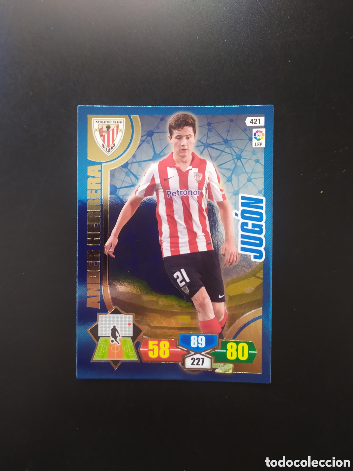 Cromos de f&uacute;tbol: Adrenalyn 2013 2014 13 14 panini Ander Herrera jug&oacute;n n&deg; 421 Athletic Bilbao