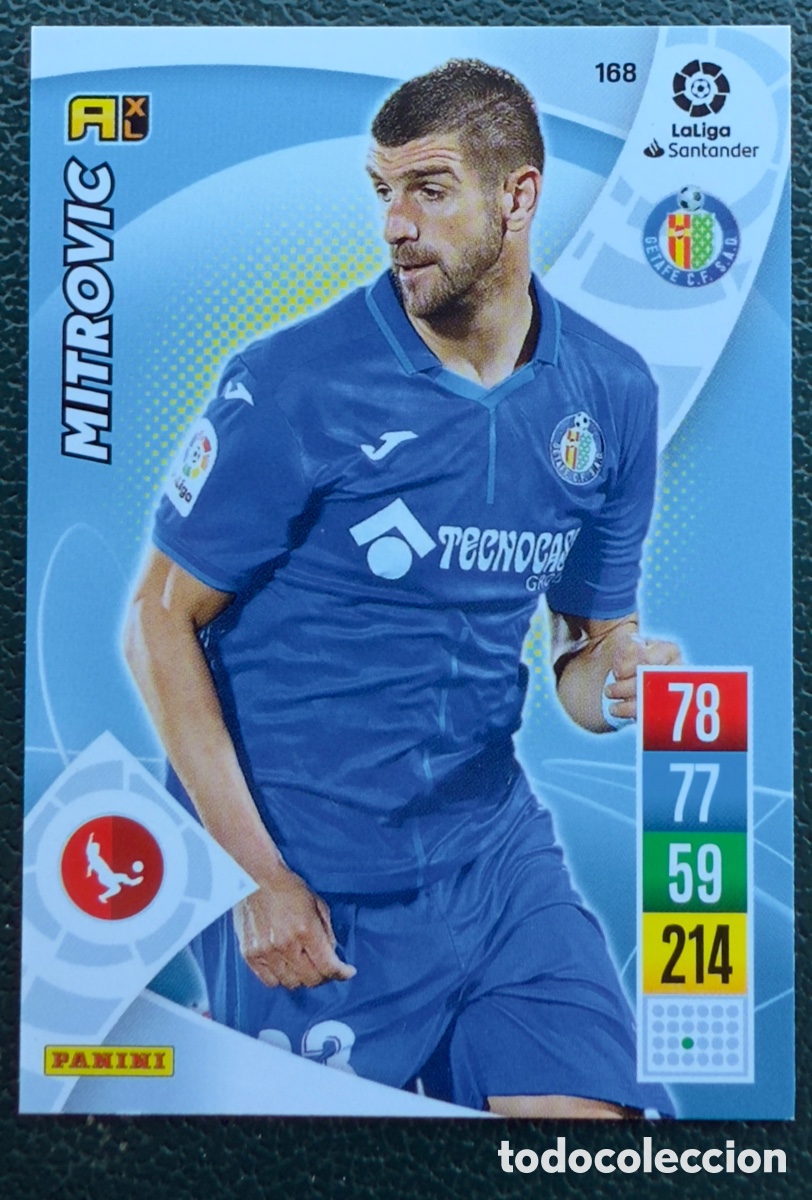 Fu&szlig;ball-Sticker: 168 MITROVIC GETAFE CF FICHAS ALBUM ADRENALYN XL 2021 2022 21 22