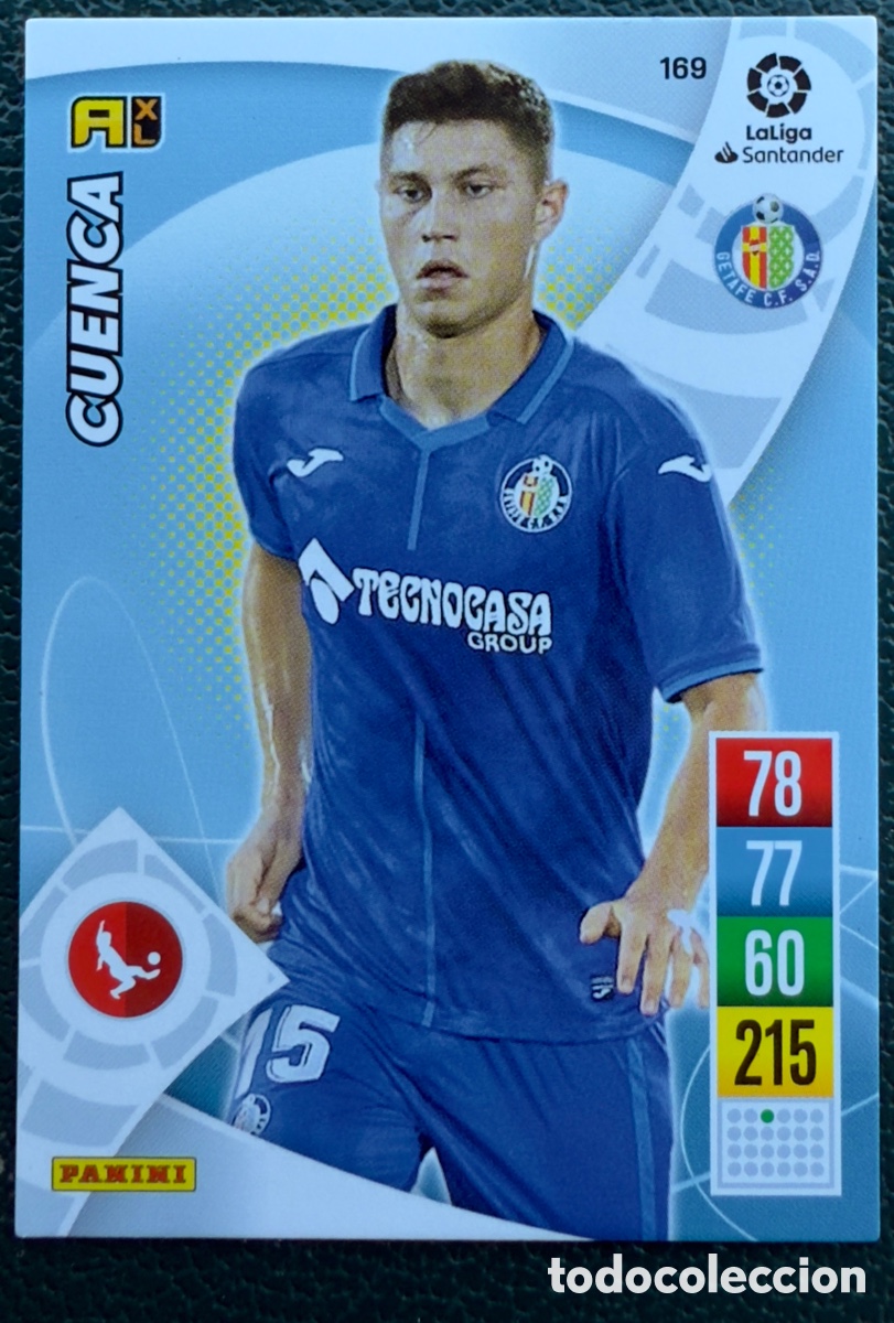 Cartes &agrave; collectionner de Football: 169 CUENCA GETAFE CF FICHAS ALBUM ADRENALYN XL 2021 2022 21 22