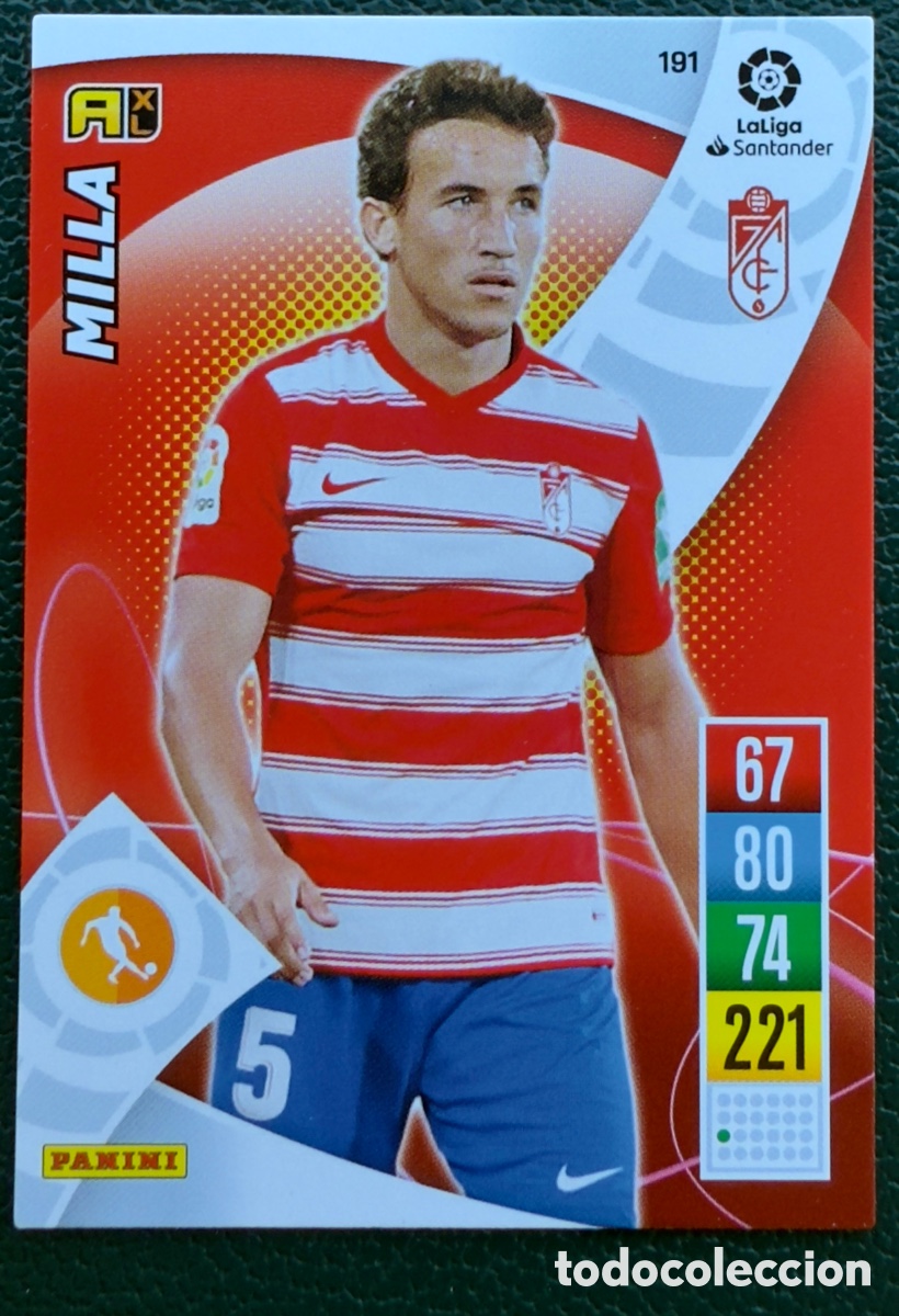 Cromos de Futebol: 191 MILLA GRANADA CF FICHAS ALBUM ADRENALYN XL 2021 2022 21 22