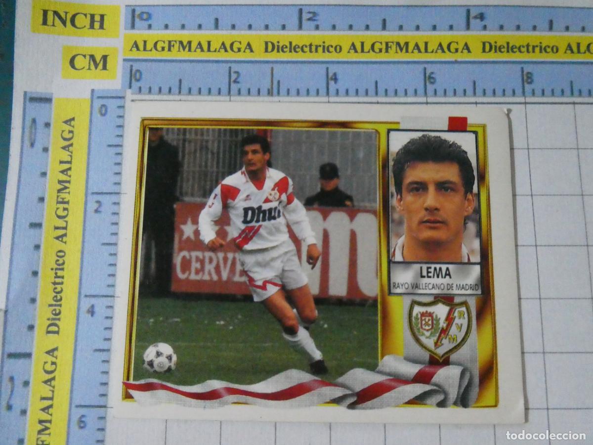 Cromos de F&uacute;tbol: CROMO DE F&Uacute;TBOL LIGA ESTE 1995 1996 95 96. RAYO VALLECANO DE MADRID. LEMA