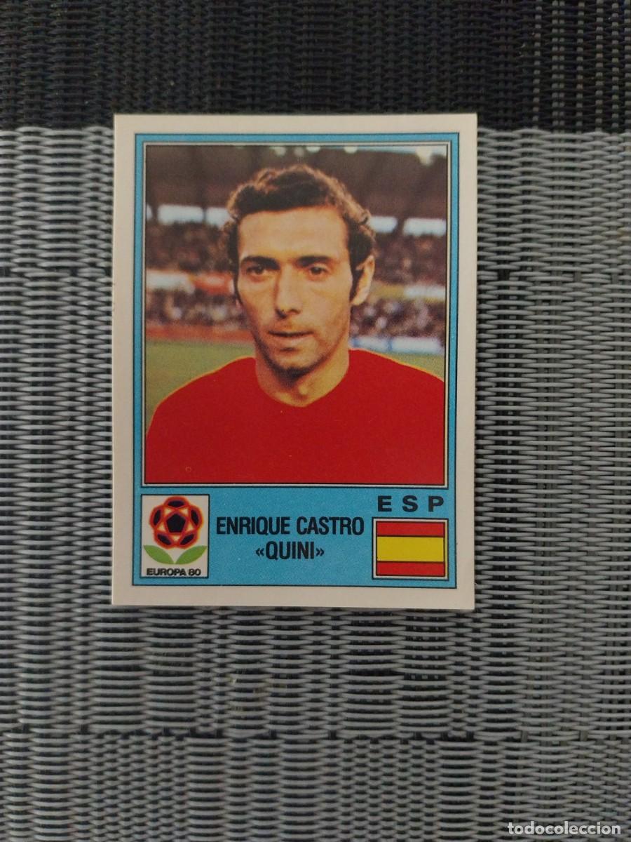 Cartes &agrave; collectionner de Football: ENRIQUE CASTRO QUINI 192 ESPA&Ntilde;A EURO 80 - EUROCOPA 1980 SIN PEGAR NUNCA PEGADO
