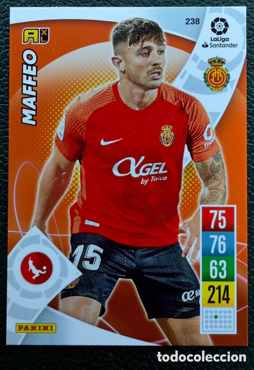 Fu&szlig;ball-Sticker: 238 MAFFEO RCD MALLORCA FICHAS ALBUM ADRENALYN XL 2021 2022 21 22