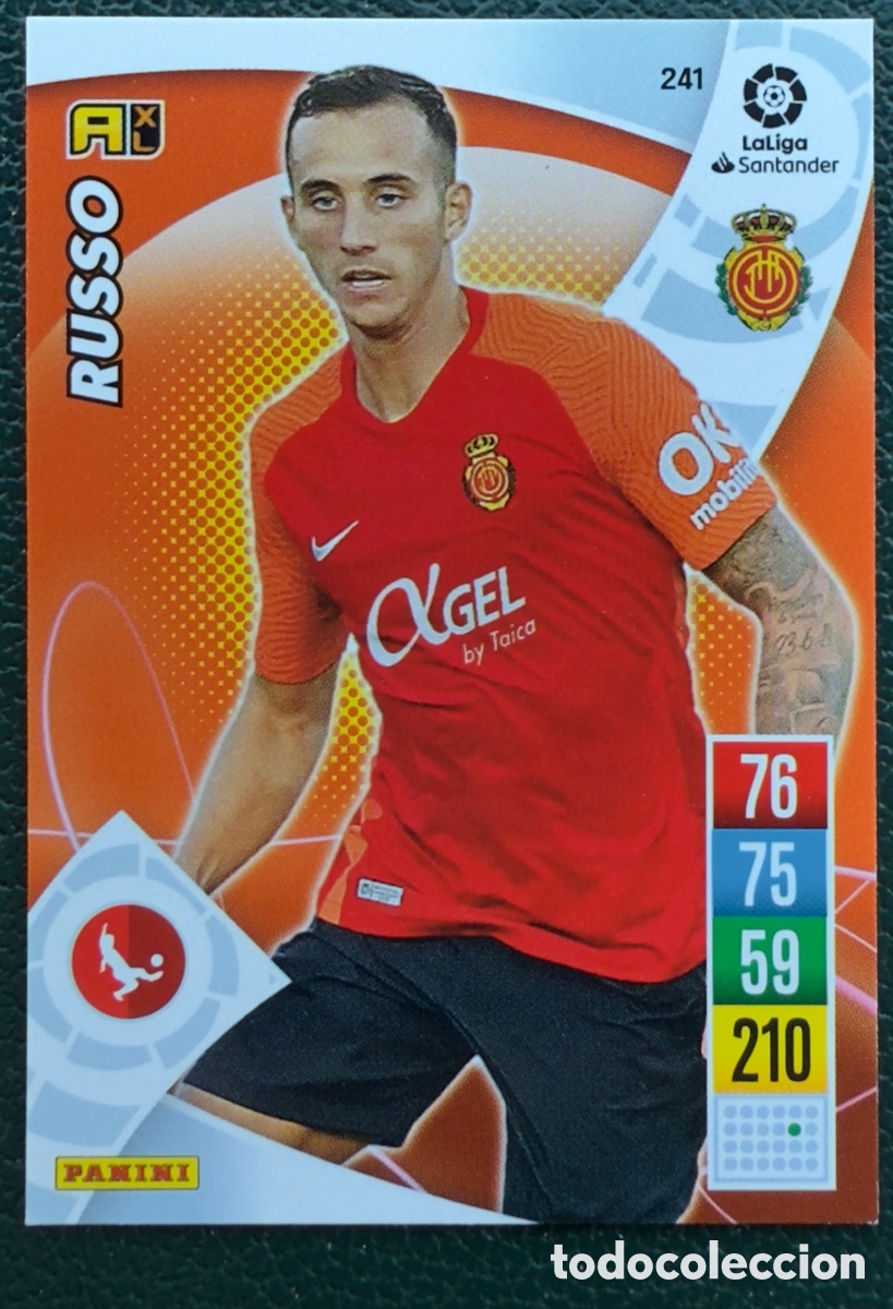 Fu&szlig;ball-Sticker: 241 RUSSO RCD MALLORCA FICHAS ALBUM ADRENALYN XL 2021 2022 21 22