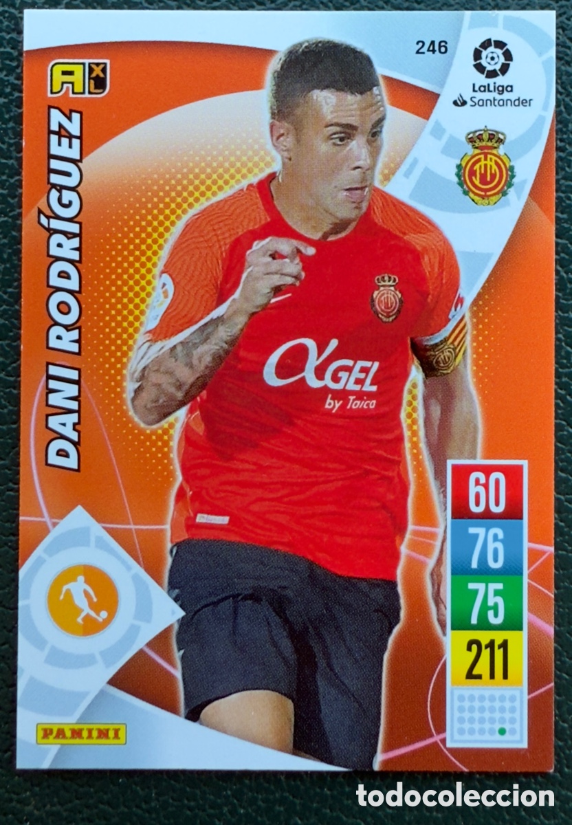 Cartes &agrave; collectionner de Football: 246 DANI RODRIGUEZ RCD MALLORCA FICHAS ALBUM ADRENALYN XL 2021 2022 21 22