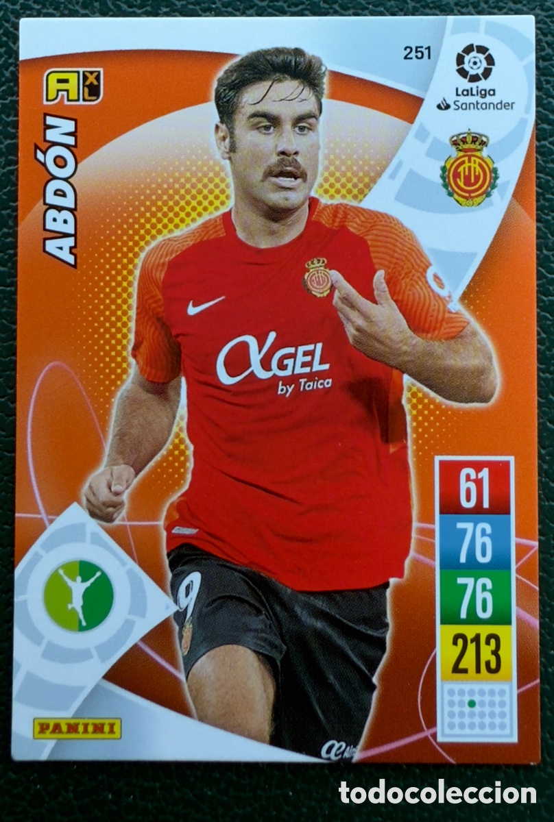 Fu&szlig;ball-Sticker: 251 ABDON RCD MALLORCA FICHAS ALBUM ADRENALYN XL 2021 2022 21 22