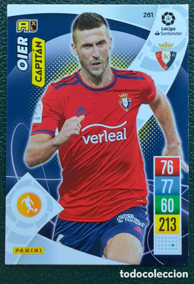 Cartes &agrave; collectionner de Football: 261 OIER CA OSASUNA FICHAS ALBUM ADRENALYN XL 2021 2022 21 22