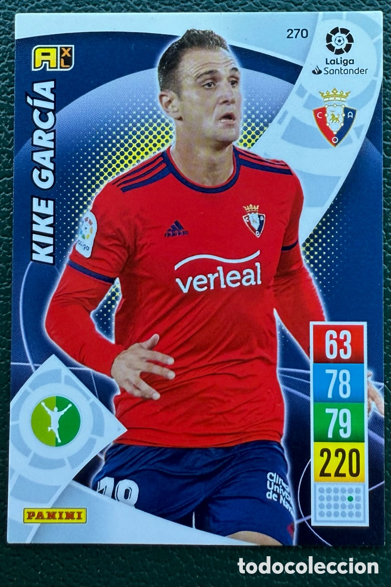 Fu&szlig;ball-Sticker: 270 KIKE GARCIA CA OSASUNA FICHAS ALBUM ADRENALYN XL 2021 2022 21 22