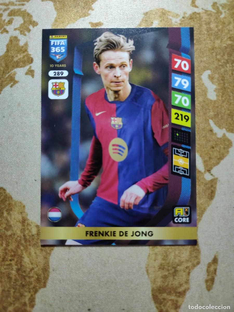 Cromos de f&uacute;tbol: FC Barcelona 289 FRENKIE DE JONG FIFA 365 2025
