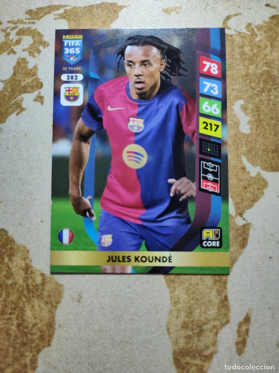 Cartes &agrave; collectionner de Football: FC Barcelona 282 JULES KOUND&Eacute; FIFA 365 2025