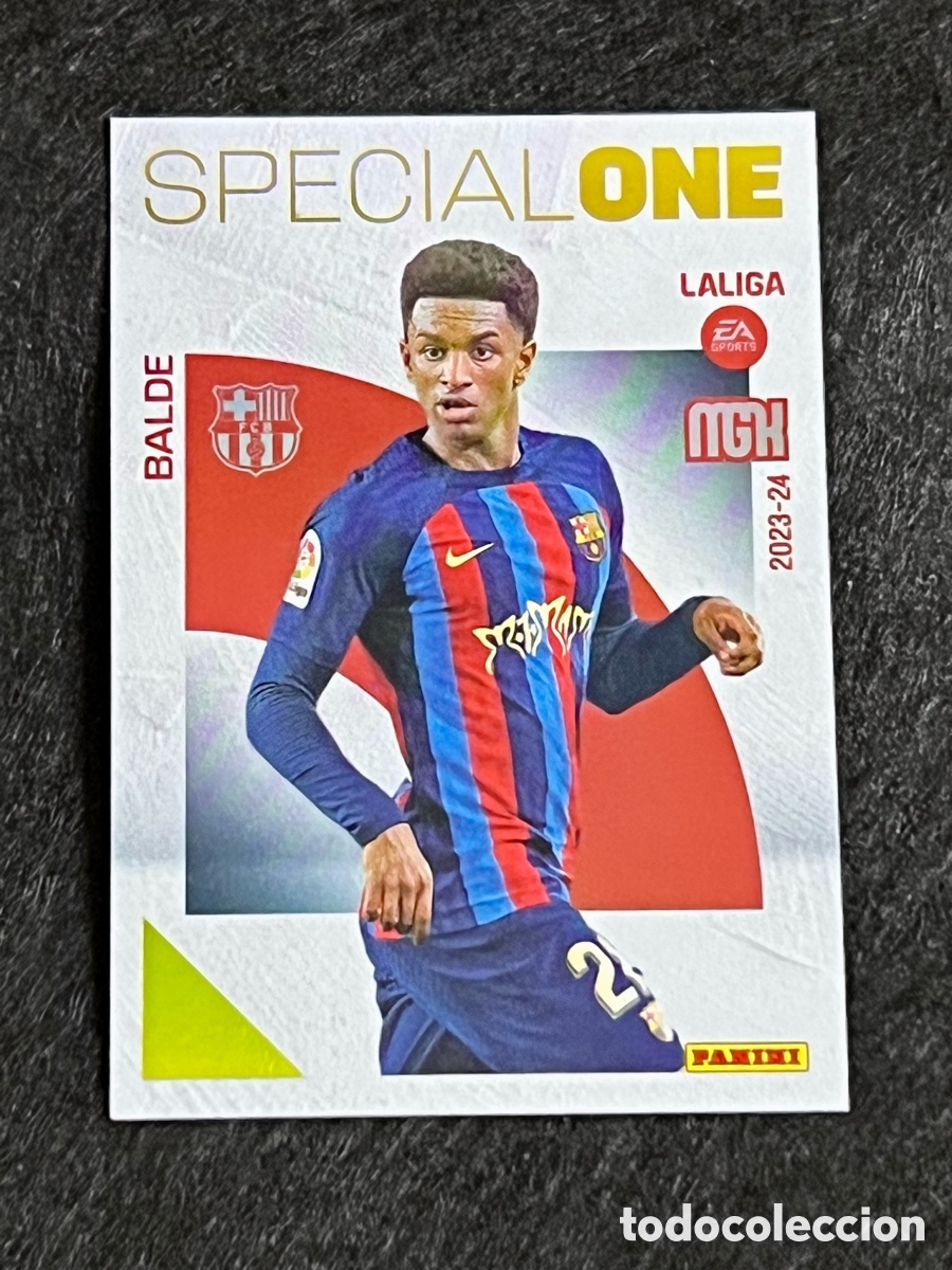 Cromos de Futebol: ALEJANDRO BALDE FC BARCELONA SPECIAL ONE 385 LIGA 23-24 MGK MEGACRAKS 2023-2024 FUTBOL PANINI.