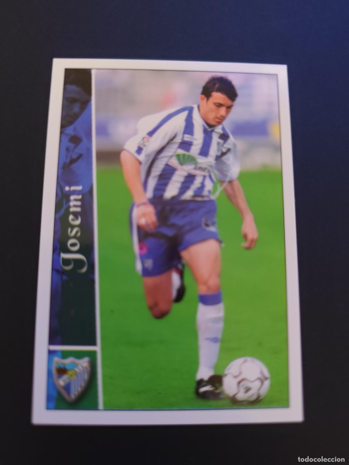 Football Stickers: 250 JOSEMI M&Aacute;LAGA MUNDICROMO FICHAS LIGA 2002 2003 02 03