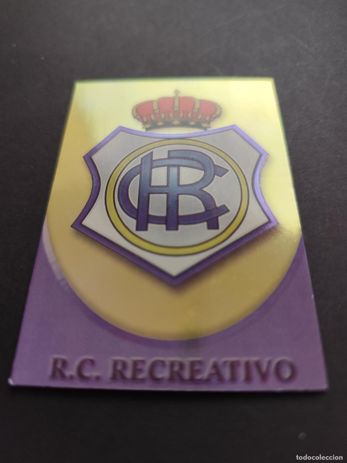 Cromos de Futebol: 514 ESCUDO RECREATIVO HUELVA MUNDICROMO FICHAS LIGA 2002 2003 02 03