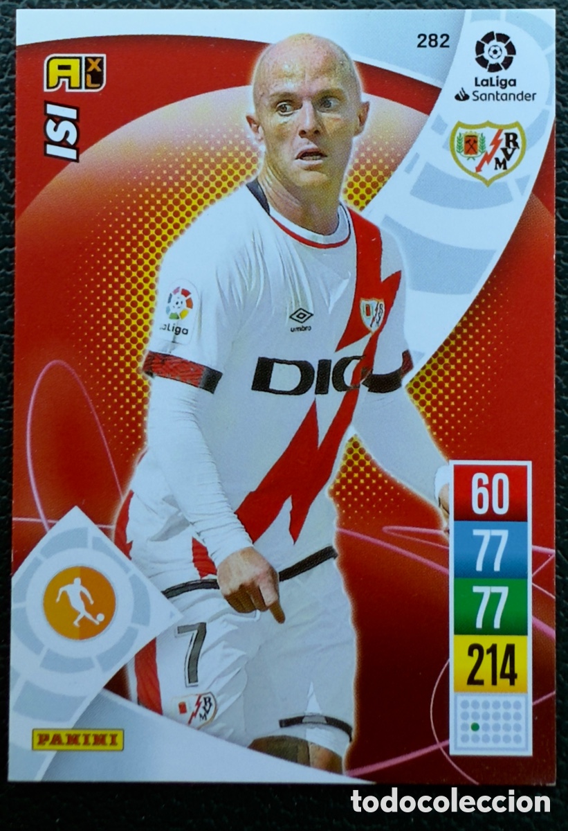 Fu&szlig;ball-Sticker: 282 ISI RAYO VALLECANO FICHAS ALBUM ADRENALYN XL 2021 2022 21 22