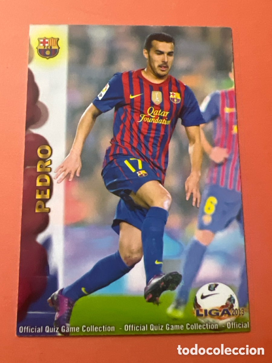 Cromos de Futebol: A432. 0045 45 PEDRO - FC BARCELONA OFFICIAL QUIZ GAME COLLECTION 2013 MUNDICROMO 13