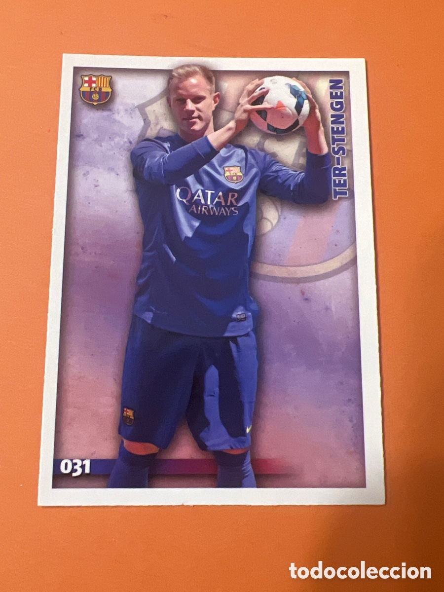 Figurine di Calcio: C9214. 031 TER - STENGEN FC BARCELONA FICHAS DE LA LIGA MUNDICROMO 2014 2015 14 15