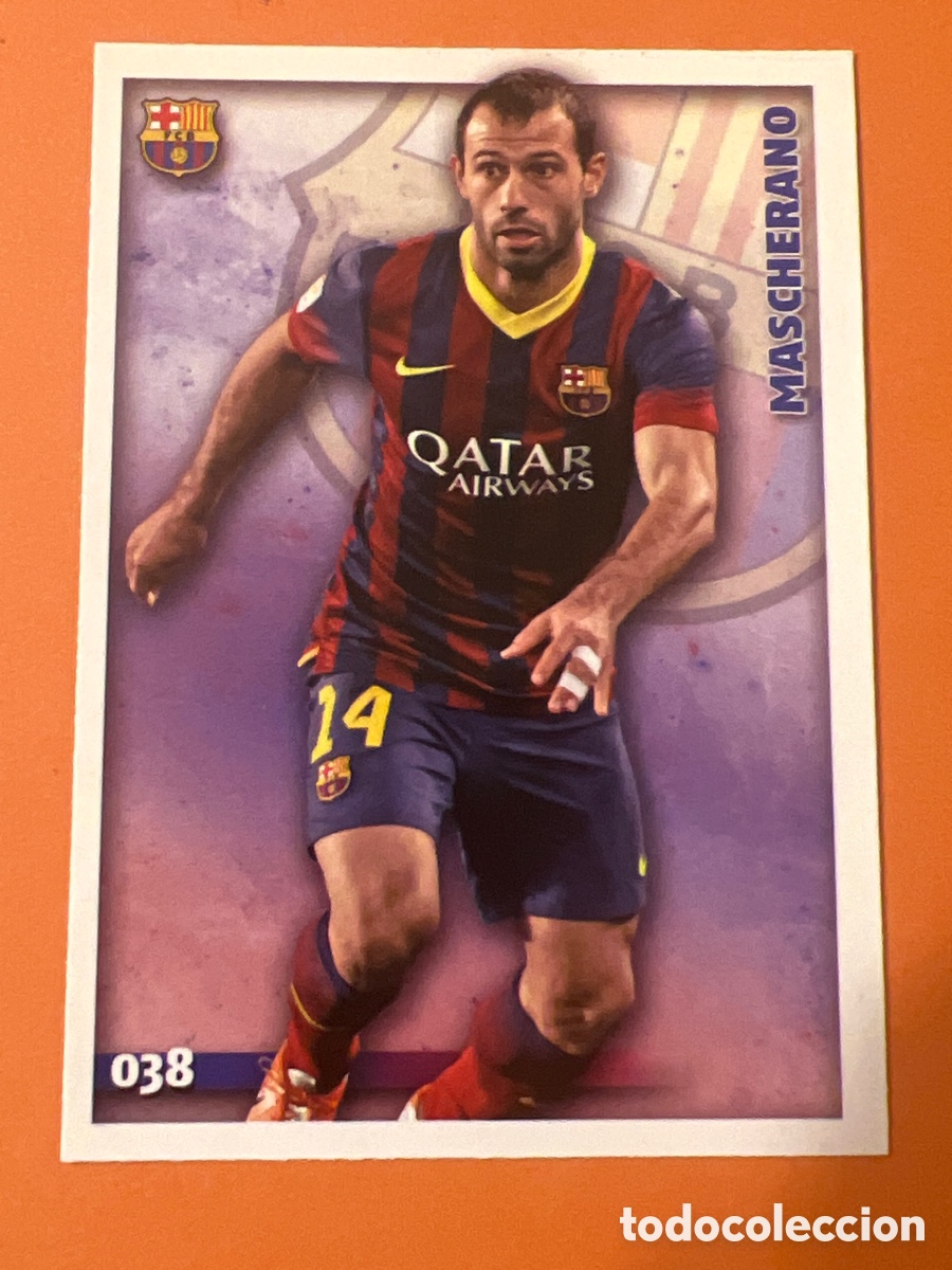 Figurine di Calcio: C9285. CROMO FICHAS MUNDICROMO TEMPORADA 14-15 ( 2014-2015 ) - F.C BARCELONA - N&ordm; 038 - MASCHERANO