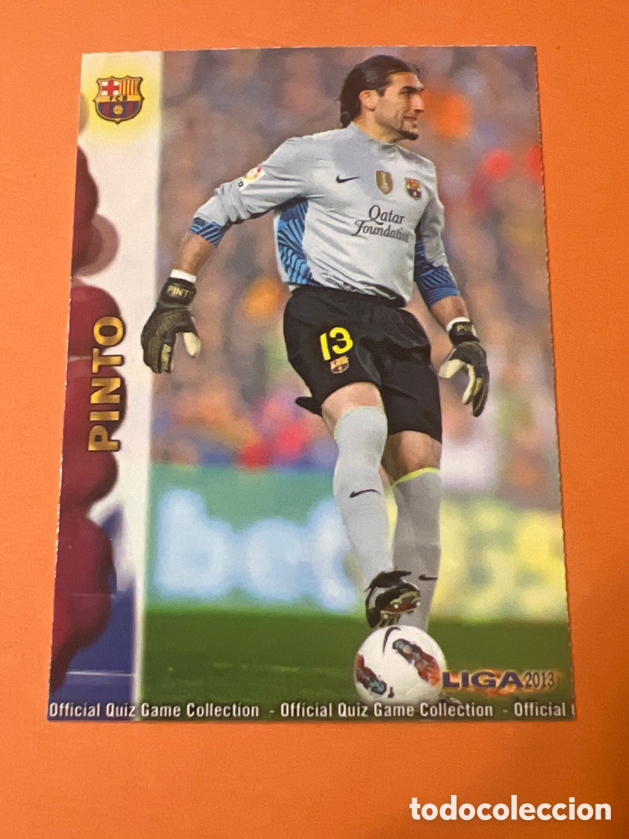Figurine di Calcio: C9432. 0032 32 PINTO - FC BARCELONA OFFICIAL QUIZ GAME COLLECTION 2013 MUNDICROMO 13