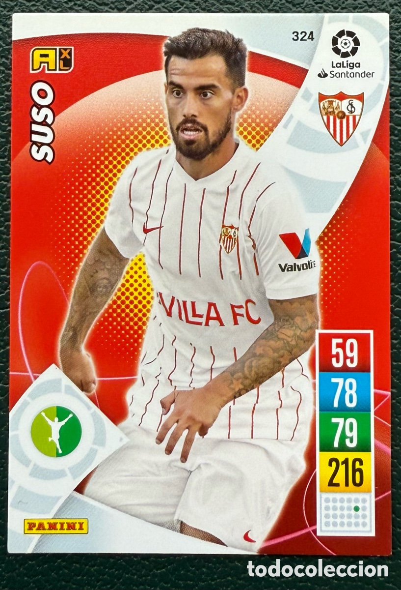 Fu&szlig;ball-Sticker: 324 SUSO SEVILLA FC FICHAS ALBUM ADRENALYN XL 2021 2022 21 22