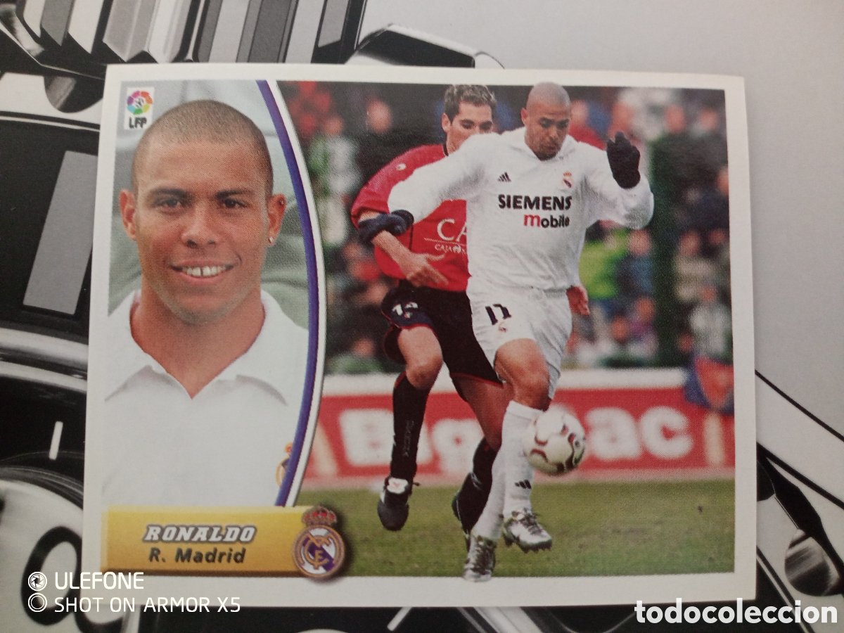 Cromos de f&uacute;tbol: Cromo Ronaldo fen&ocirc;meno - Foto 8
