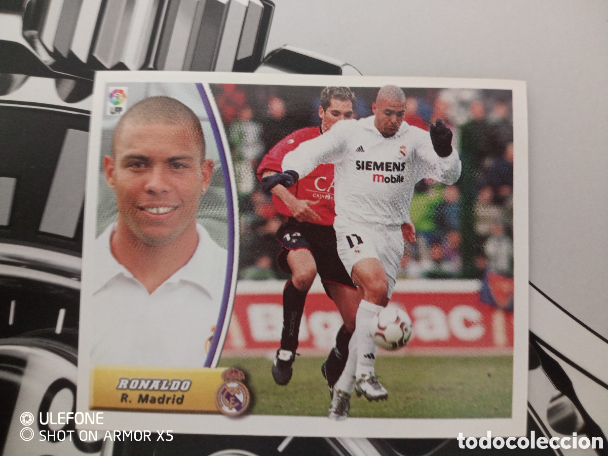 Cromos de f&uacute;tbol: Cromo Ronaldo fen&ocirc;meno - Foto 9