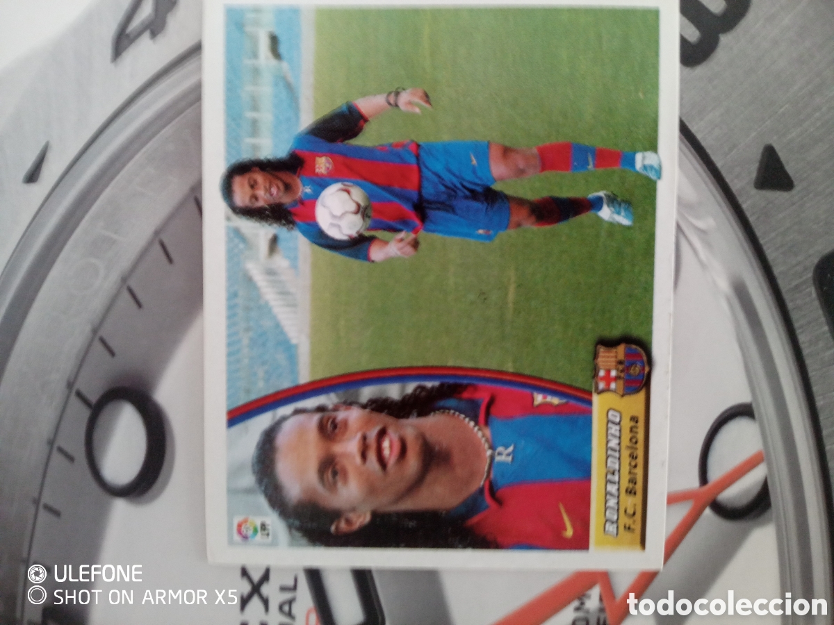 Cromos de f&uacute;tbol: Cromos RONALDINHO/BARCELONA - Foto 6
