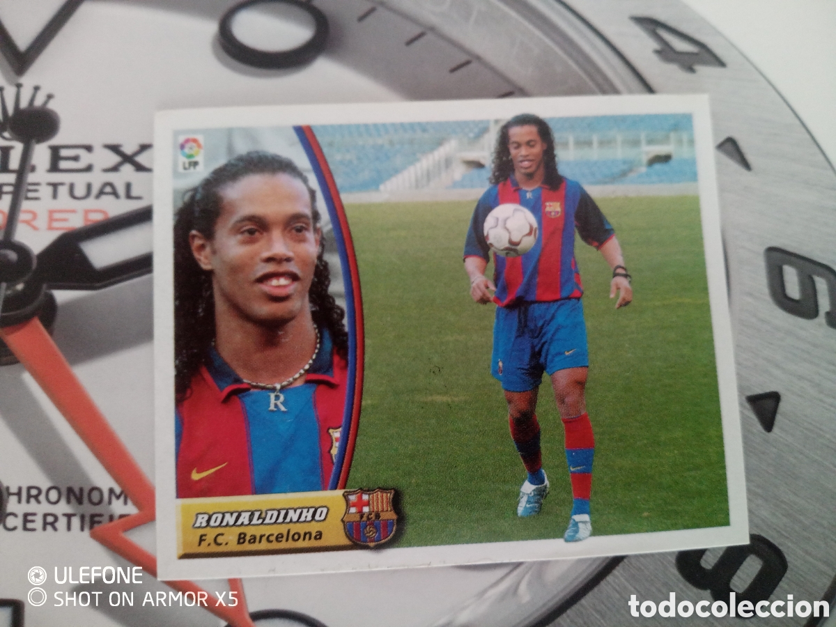 Cromos de f&uacute;tbol: Cromos RONALDINHO/BARCELONA - Foto 7