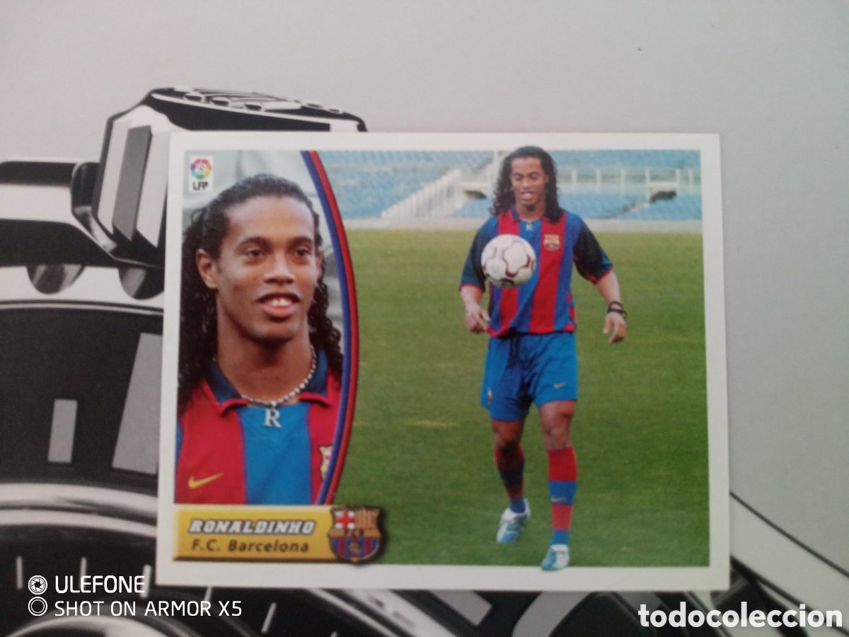 Cromos de f&uacute;tbol: Cromos RONALDINHO/BARCELONA - Foto 8