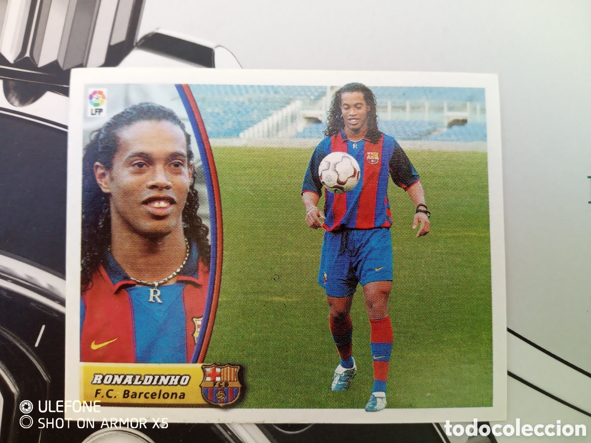 Cromos de f&uacute;tbol: Cromos RONALDINHO/BARCELONA - Foto 1