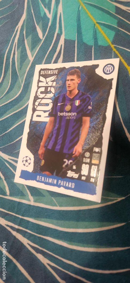 Figurine di Calcio: Pavard 95 inter de Mil&aacute;n match attak topps 2024 24 25 2025 champions league sin pegar
