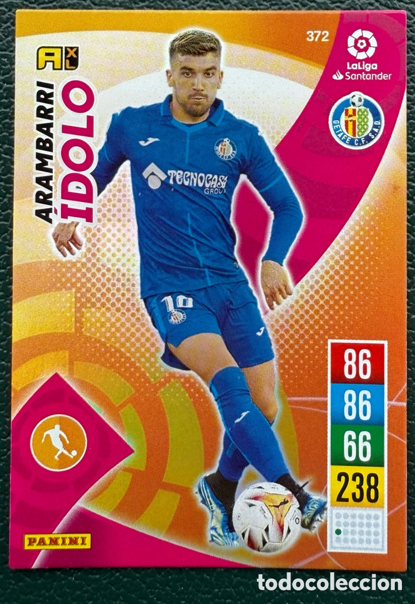 Fu&szlig;ball-Sticker: 372 ARAMBARRI GETAFE CF IDOLO FICHAS ALBUM ADRENALYN XL 2021 2022 21 22