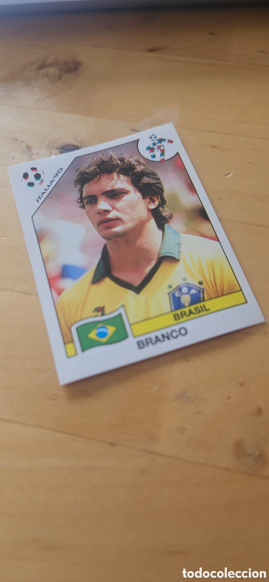 Fu&szlig;ball-Sticker: Branco 200 Italia 90 1990 sin pegar mundial Italia