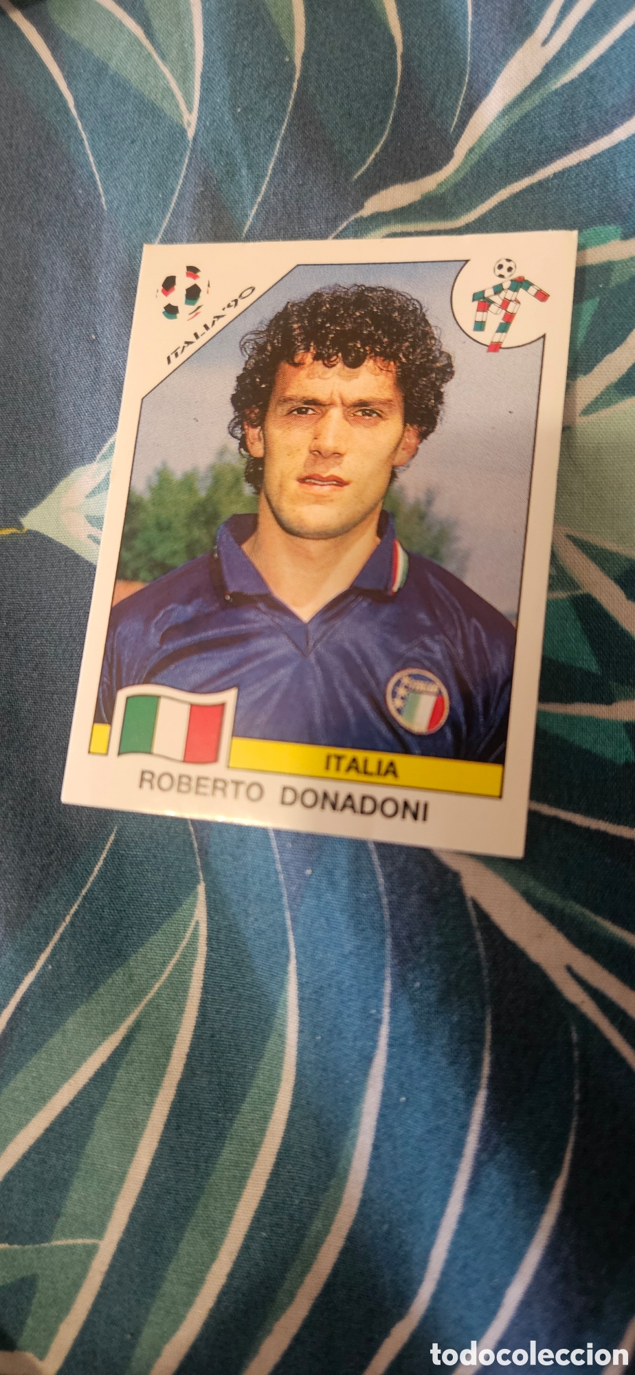 Fu&szlig;ball-Sticker: Donadoni 52 Italia Italia 90 1990 sin pegar mundial Italia