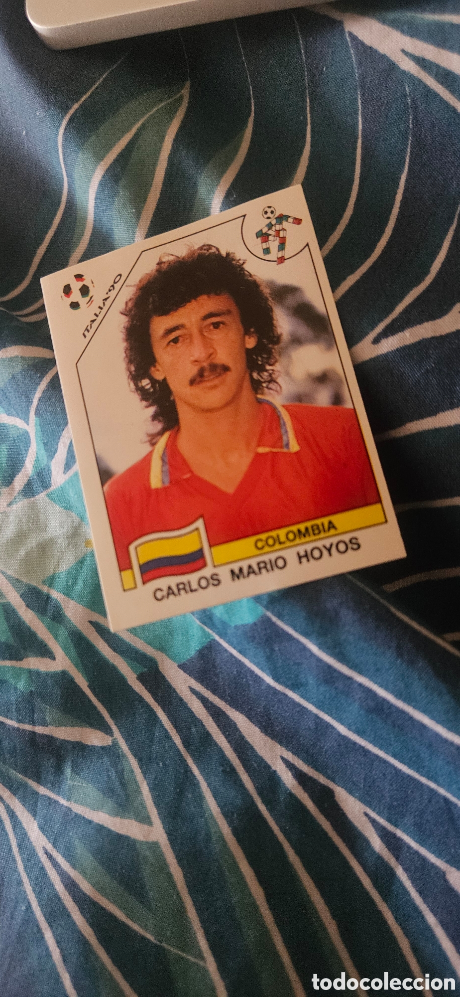 Fu&szlig;ball-Sticker: Hoyos 29 3 Colombia Italia 90 1990 sin pegar mundial Italia