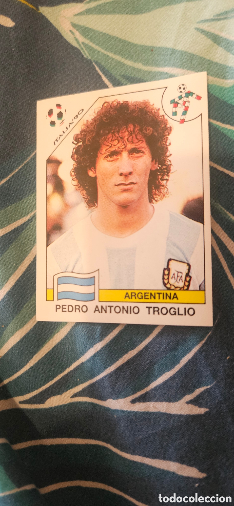 Figurine di Calcio: Troglio 125 Argentina Italia 90 1990 sin pegar mundial Italia
