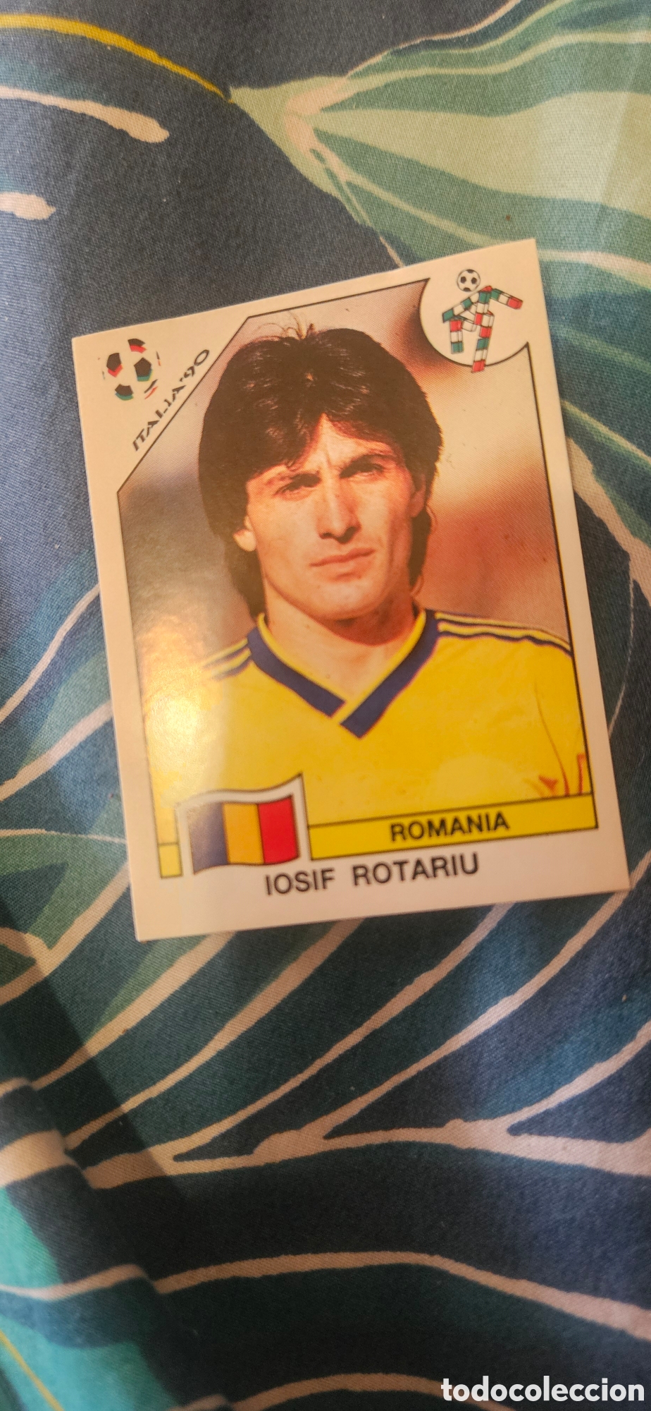 Fu&szlig;ball-Sticker: Rotariu 161 Italia 90 1990 sin pegar mundial Italia